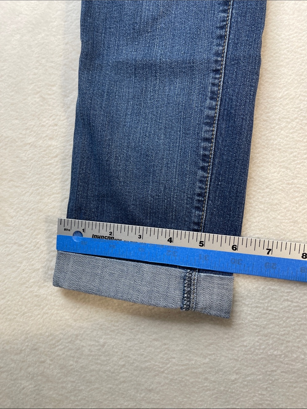 Ann Taylor SLIM BOYFRIEND Women's Straight-Leg Jeans in Dark Blue Wash SIZE 0 - Picture 3 of 9